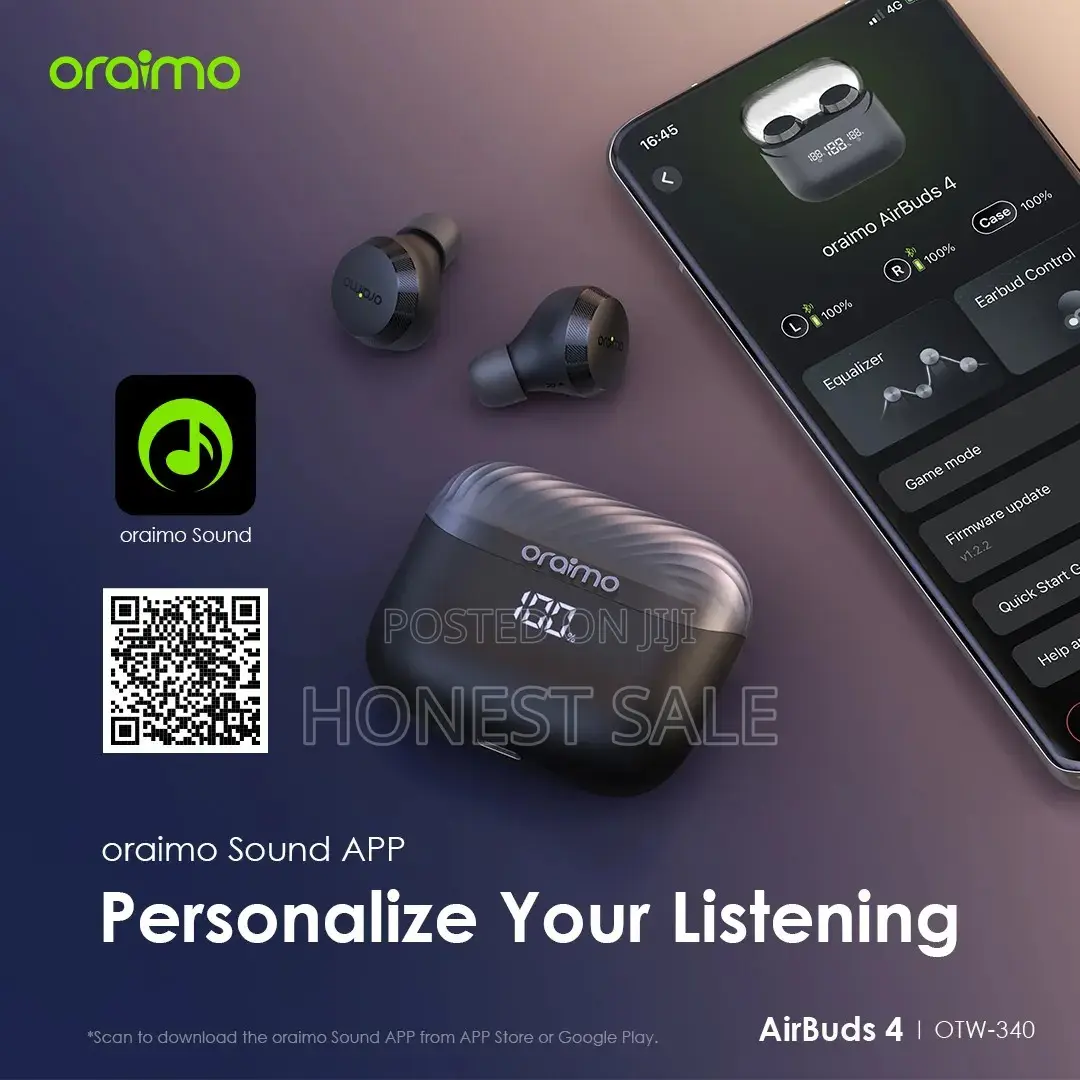 Oraimo Airbuds 4 ENC True Wireless Earbuds