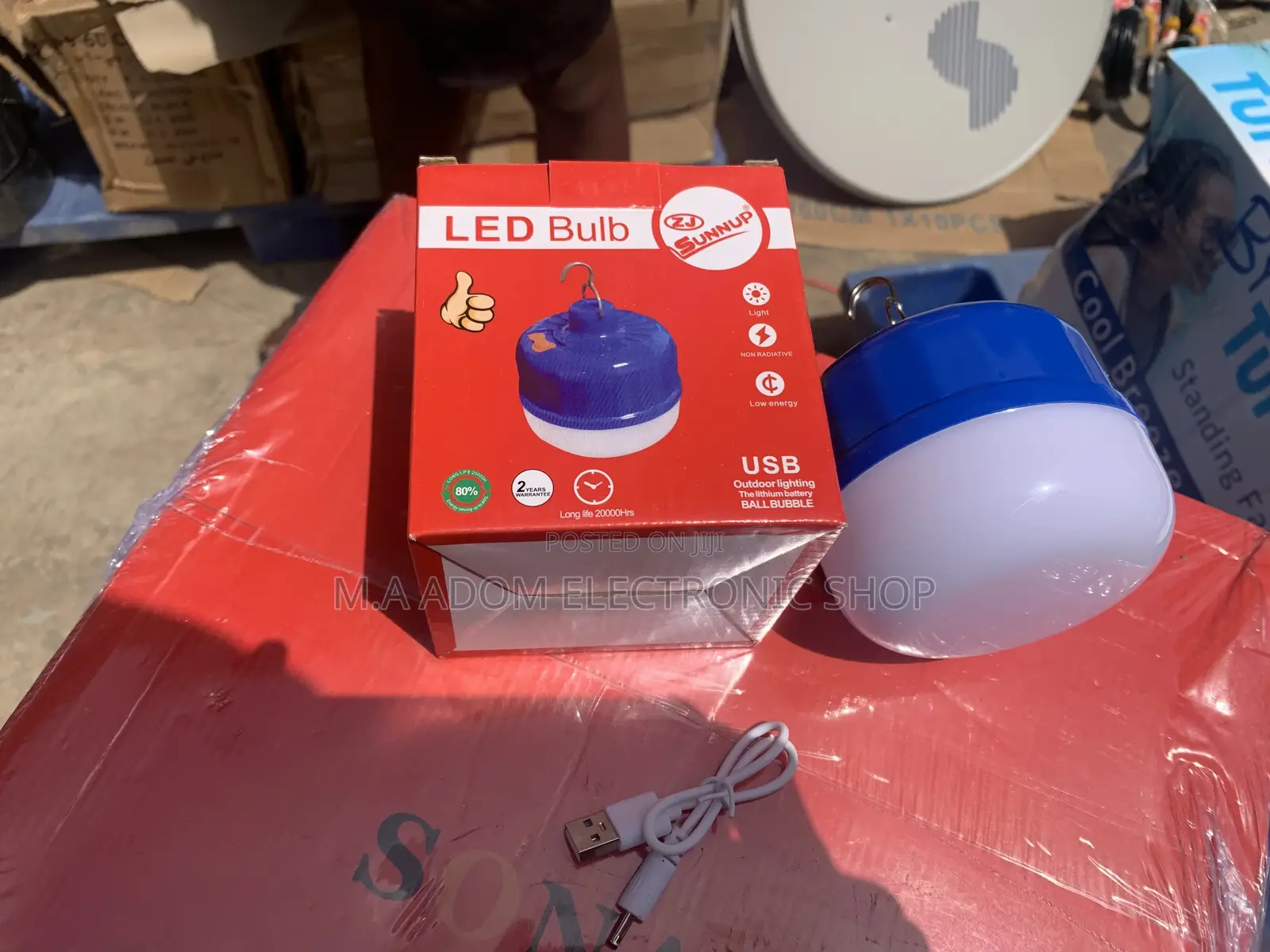 High Quality Zj-Sunnup Rechargeable Led Bulb.