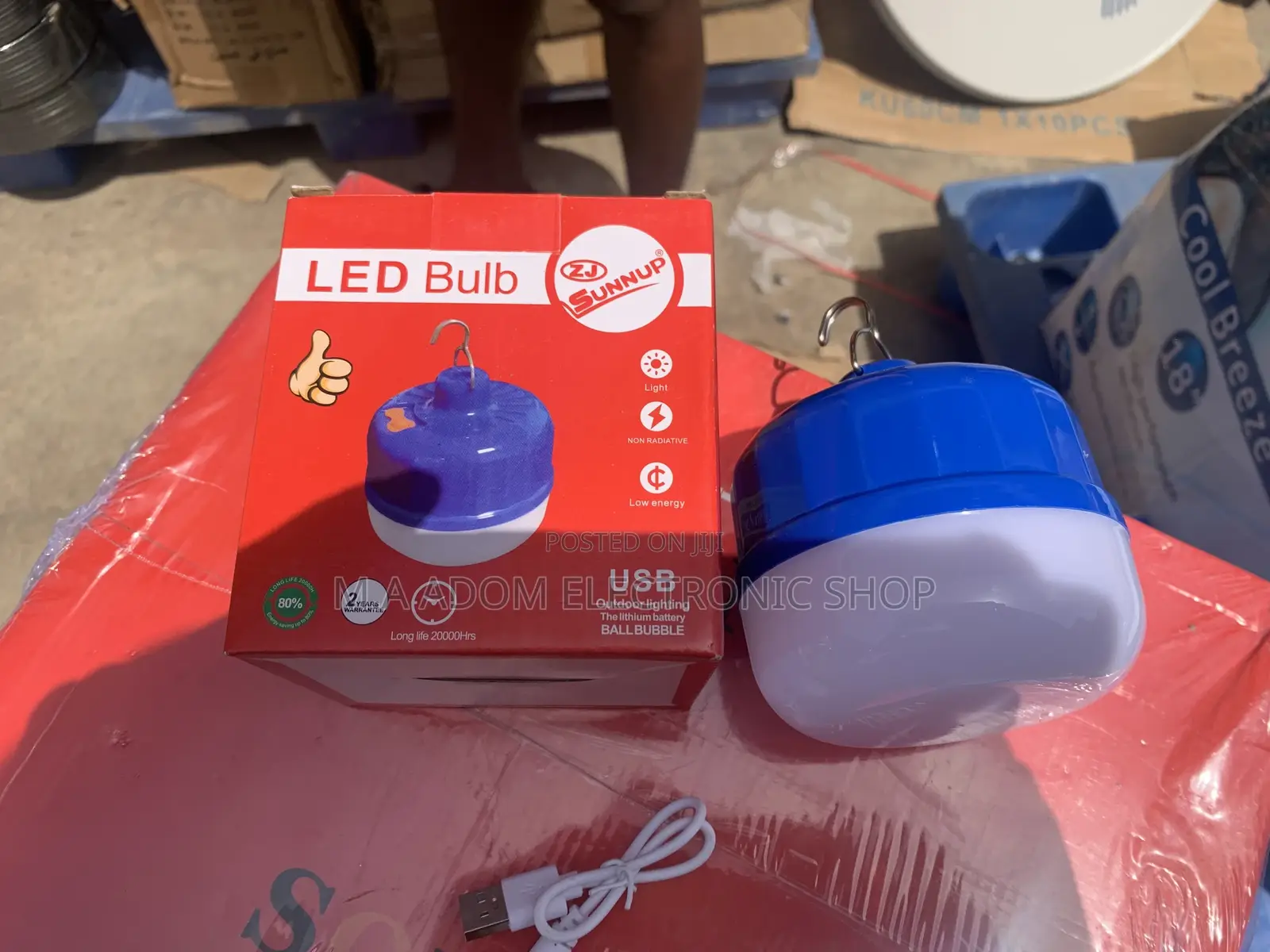 Energy Saving Zj-Sunnup Rechargeable Led Bulb.