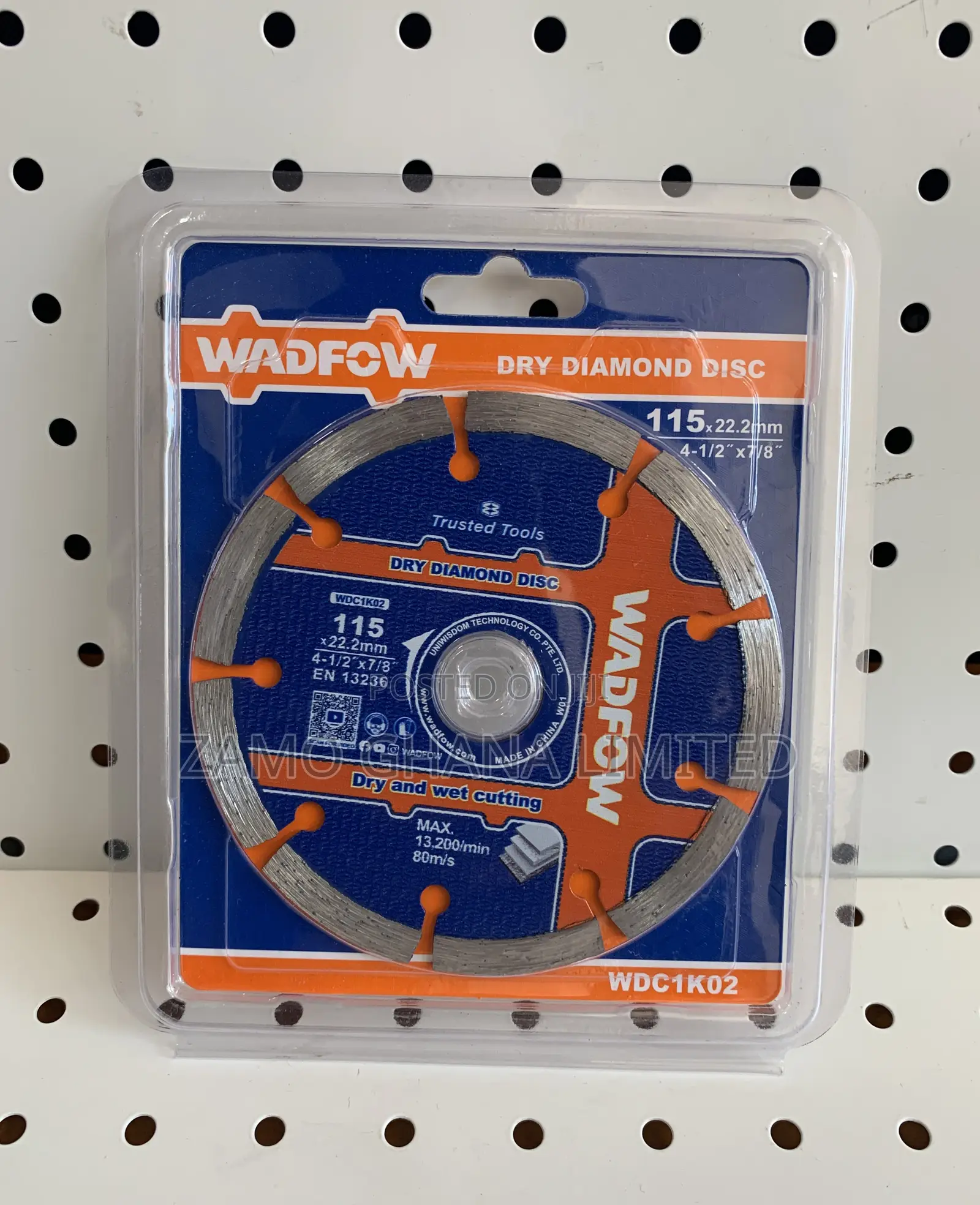 Dry Diamond Disc 4.5 Inches /115mm - Wdc1k02