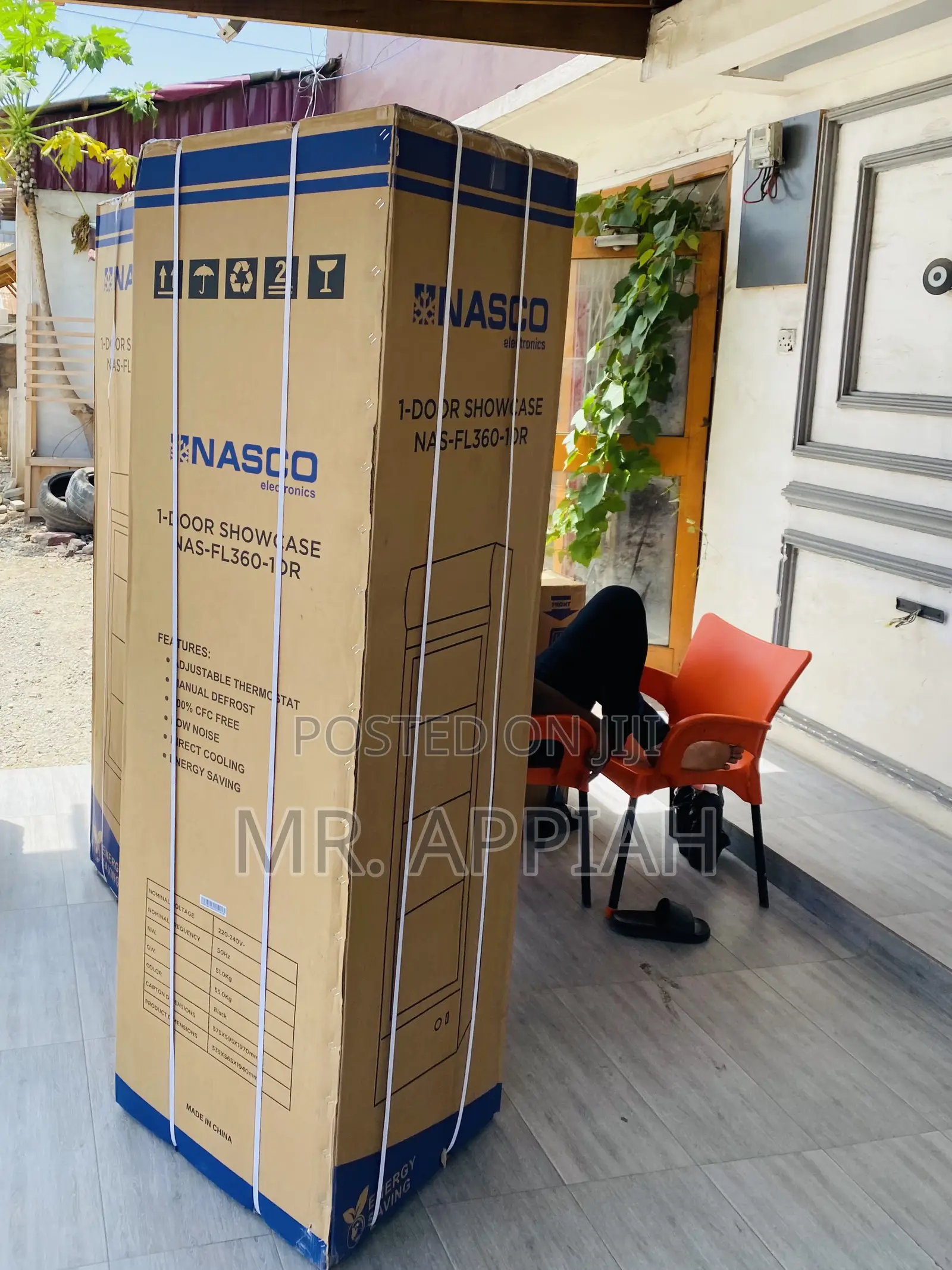 Quality Nasco Single Door Display Fridge(Nasfl400-1dr).