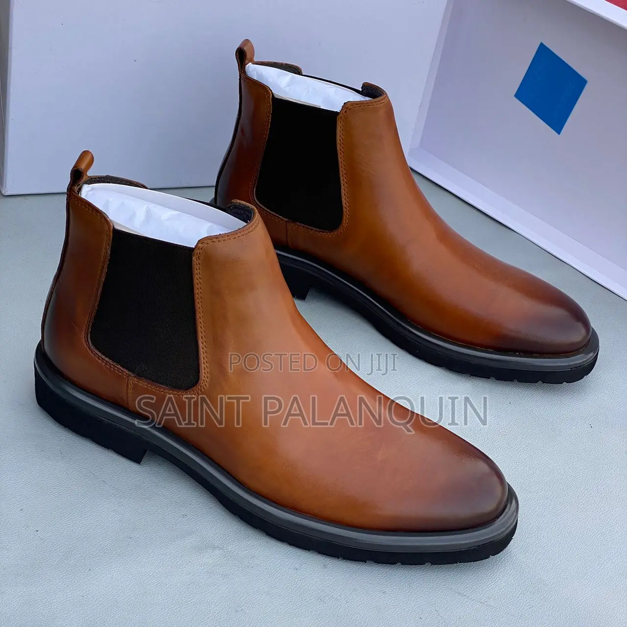 Quality Ank Leather Boot