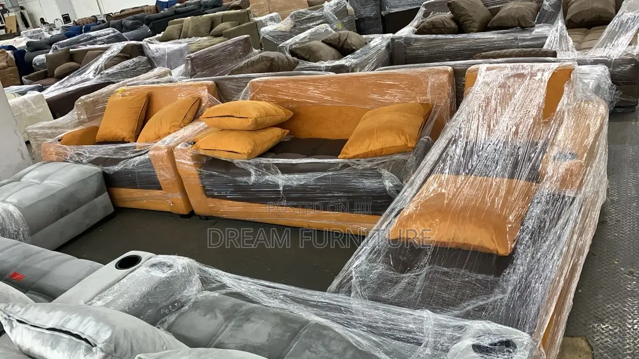 L Shaped Sofa+Single