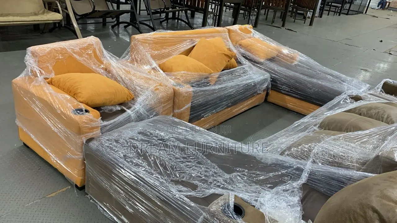 L Shaped Sofa+Single