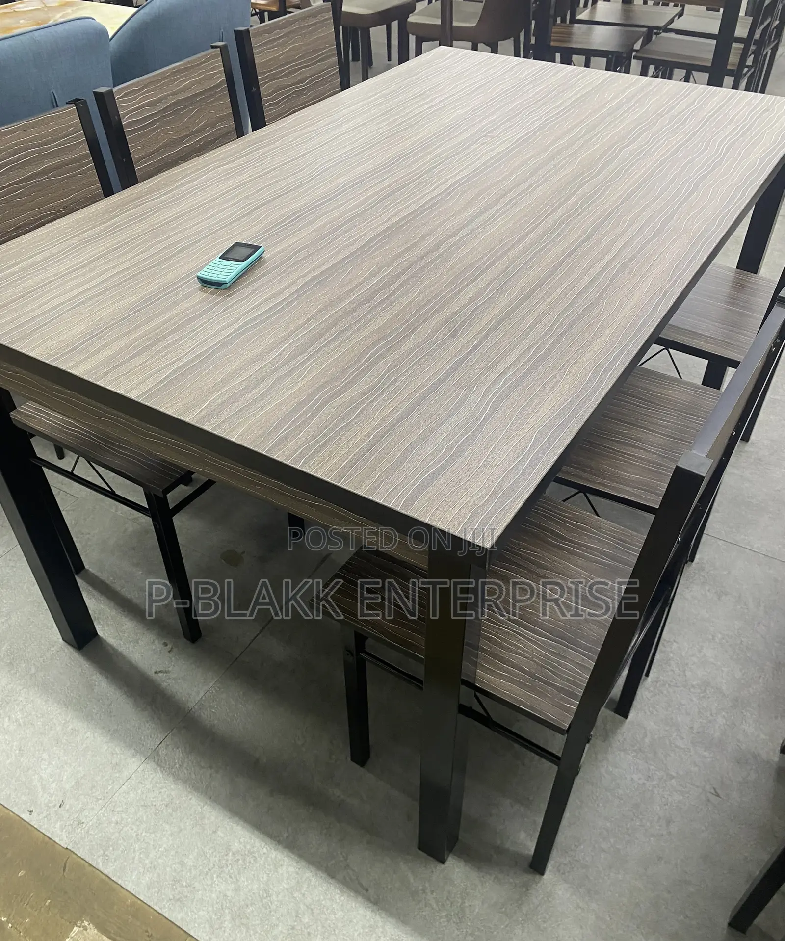 Wooden Dining Table With 6chairs