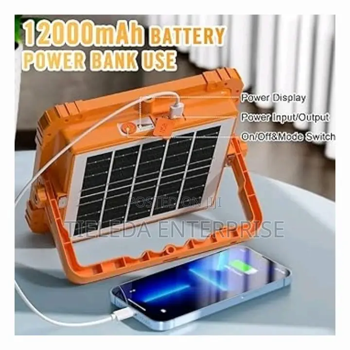Power Bank Solar Flood Light 150watts