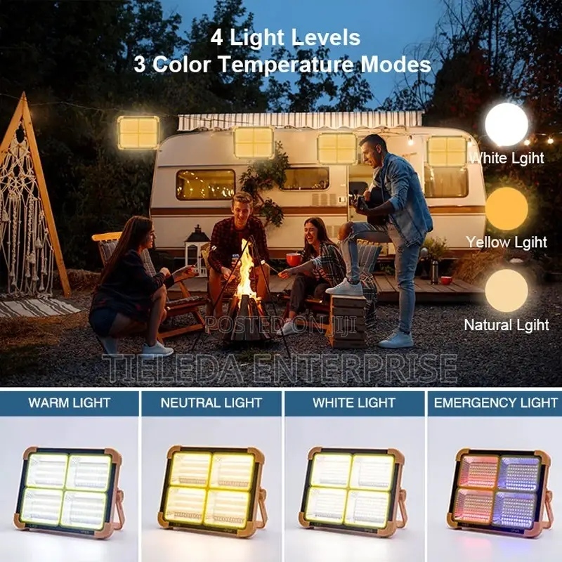 Industrial/Home Portable Solar Flood Light
