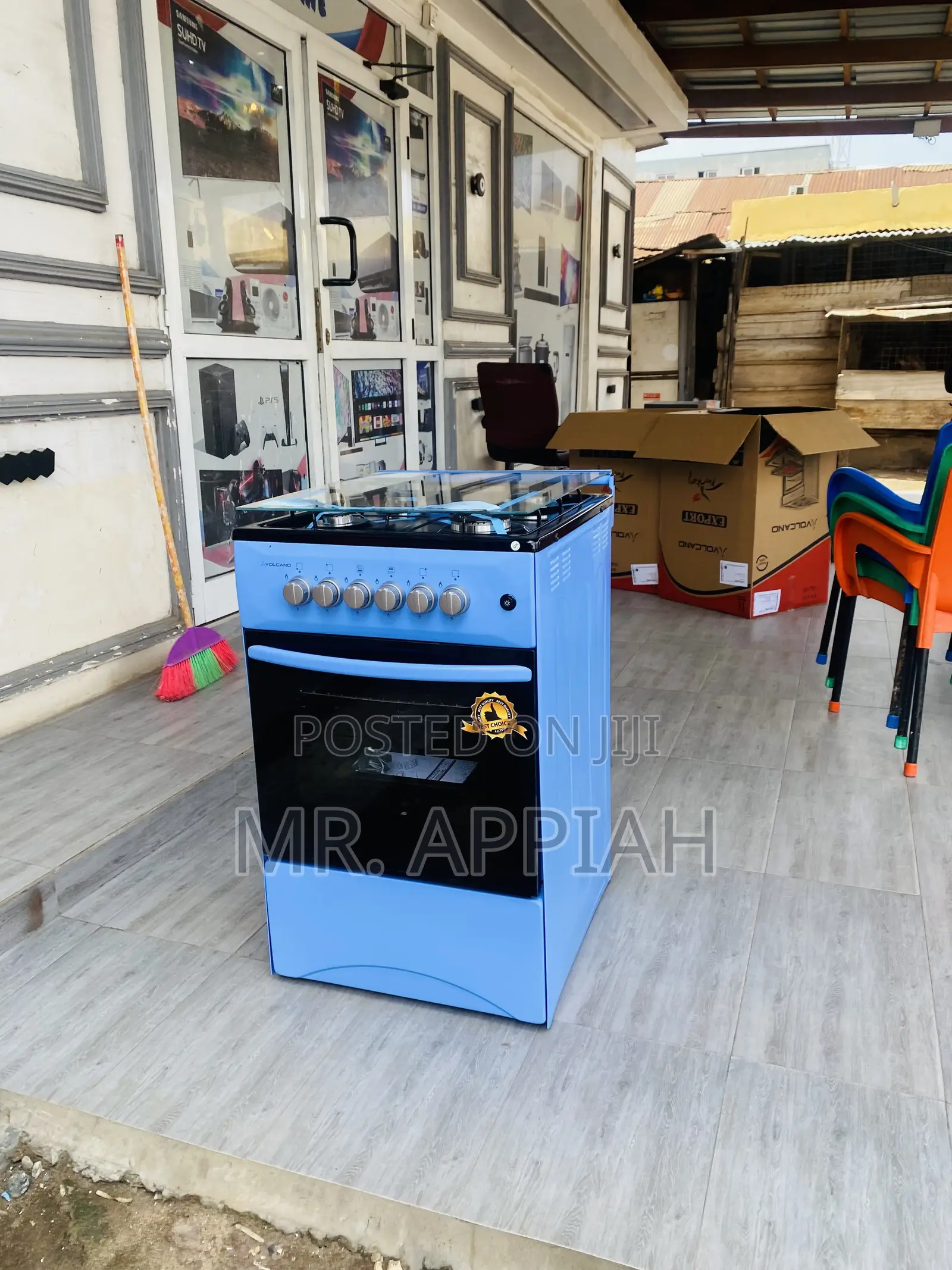 Shop Affordable Volcano 50x50 4 Gas Burner(Blue).