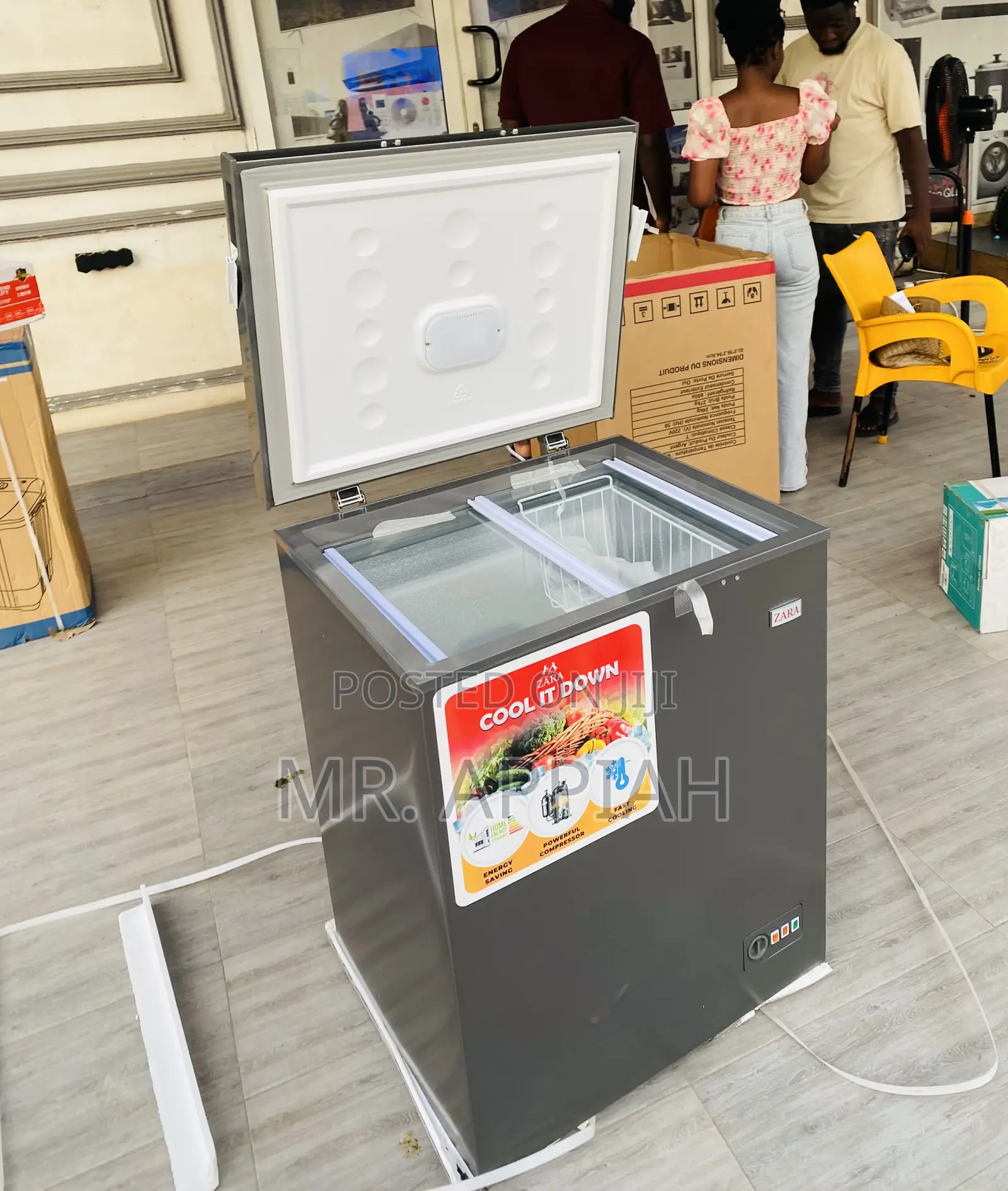 Buy Quality Zara Single Door Freezer(Gray)200.