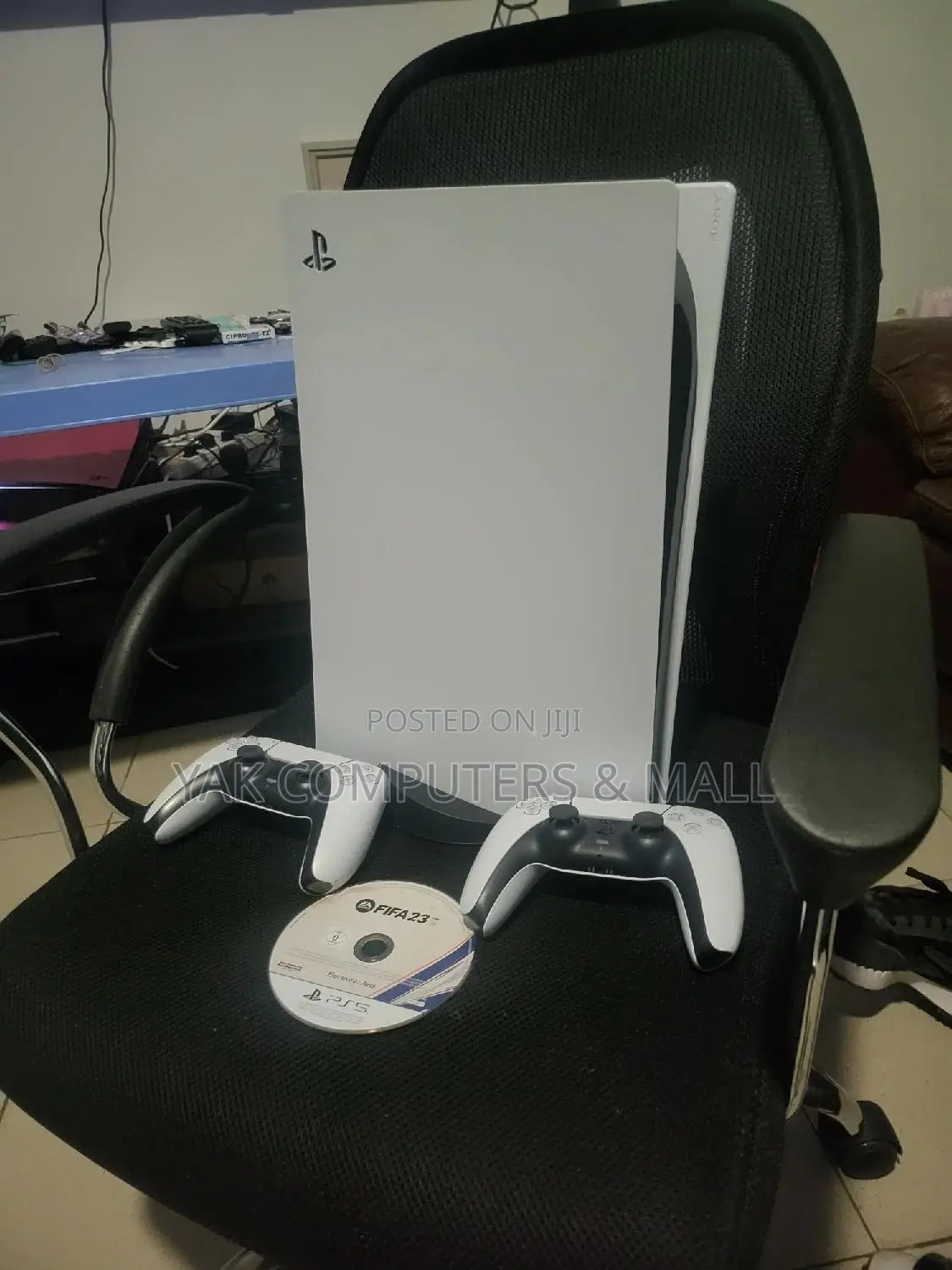 Ps5 With 2 Controllers and Fifa 23 Cd