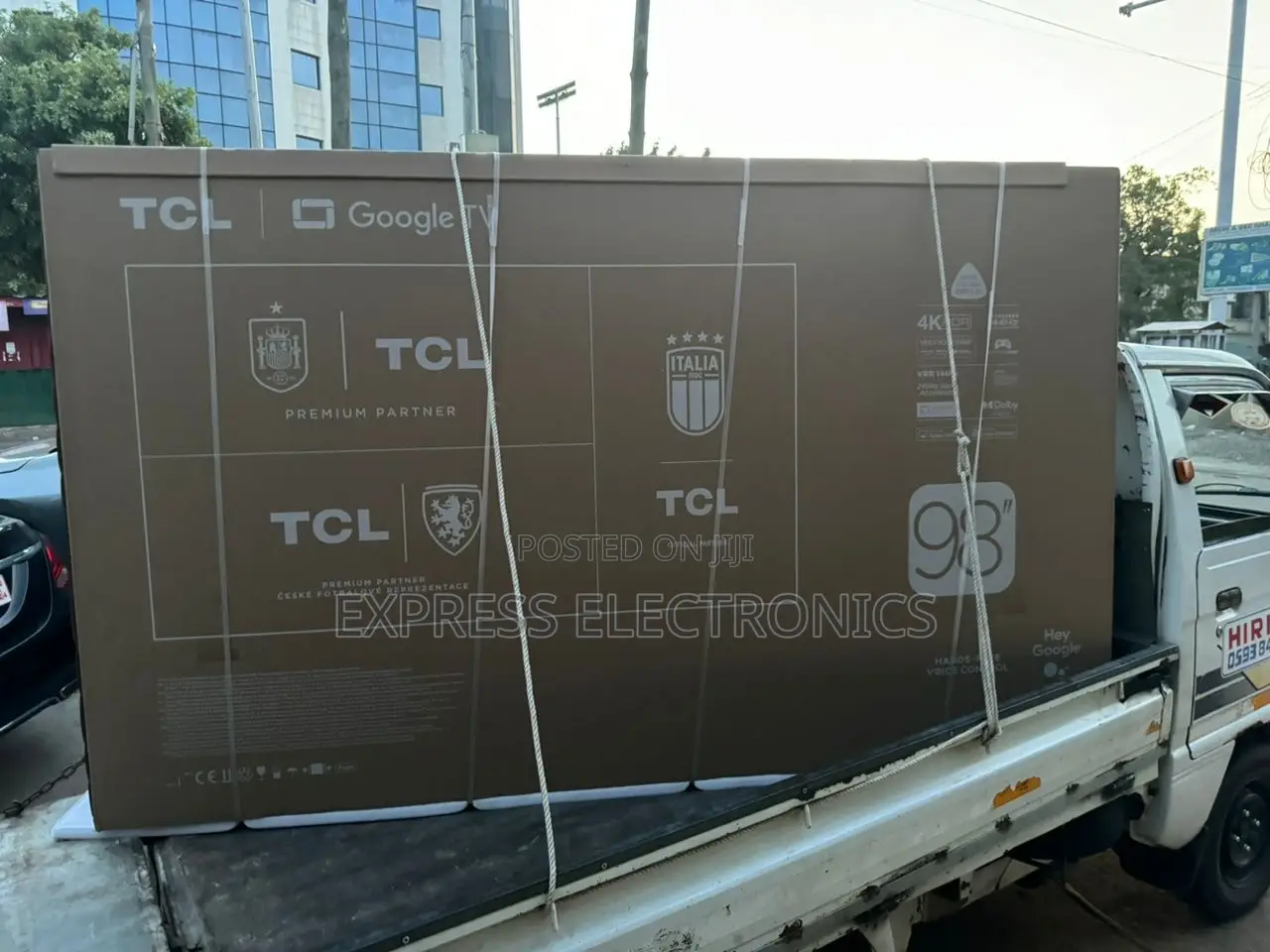 New TCL 98P745 LED UHD Smart Glossy Sleek