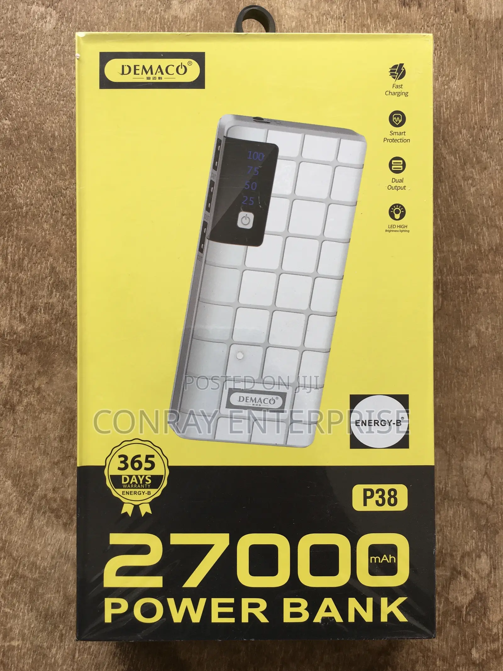 Demaco Power Bank 27000mah.