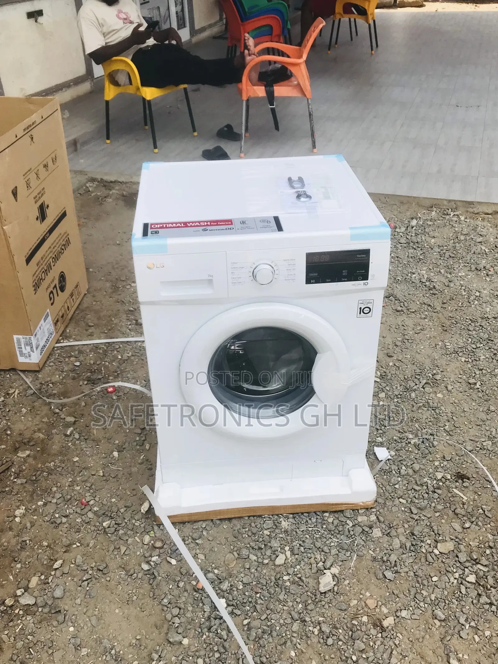  LG White FH2J3QDNG0P Sealed 7kg Frontload Washingmachine