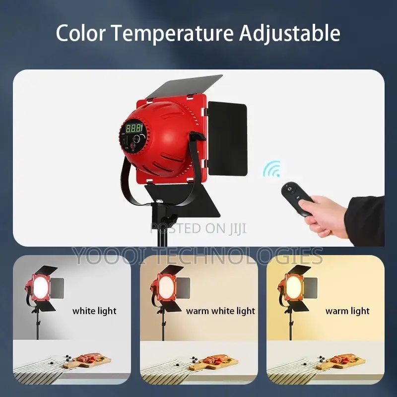Red Head Bi-color Led Light With Stand