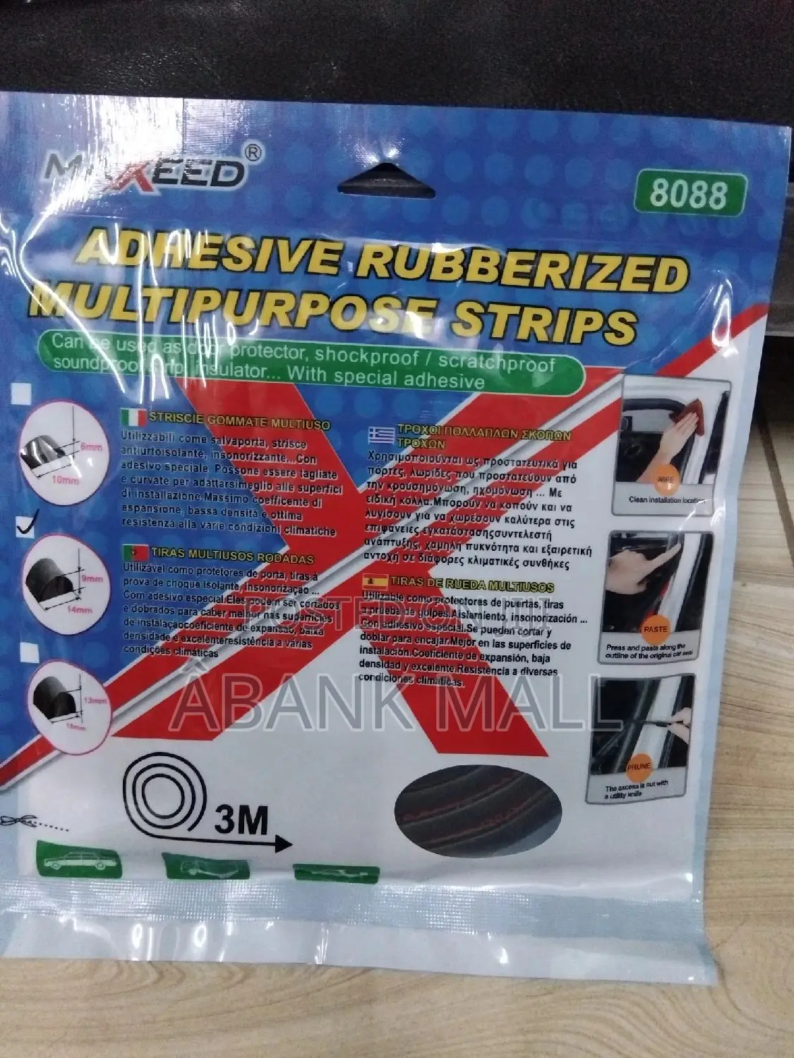 Adhesive Rubberized Strips