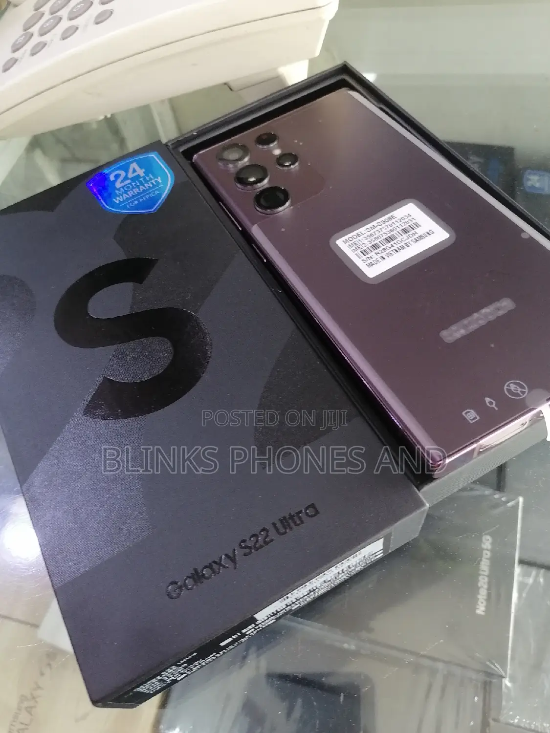 New Samsung Galaxy S22 Ultra 5G 256 GB Bronze
