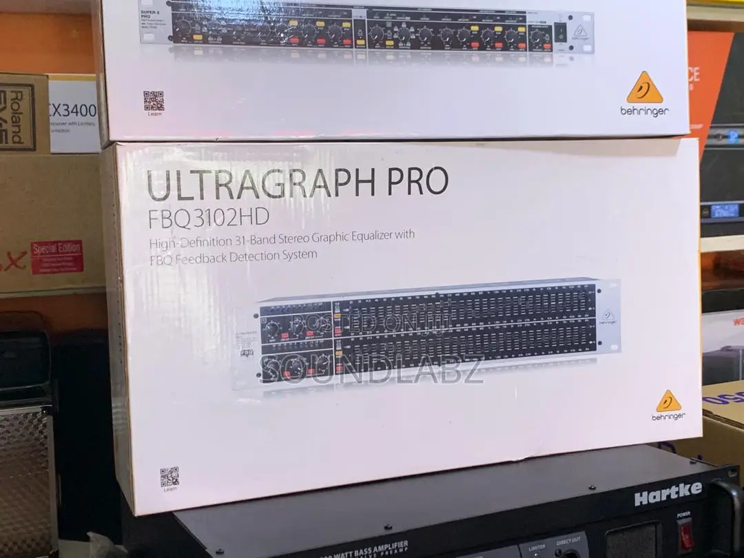 Behringer Ultragraph Pro FBQ3102HD 31-Band Stereo Equalizer