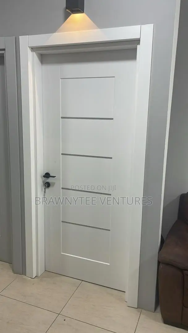 Brawnytee White Wooden Door