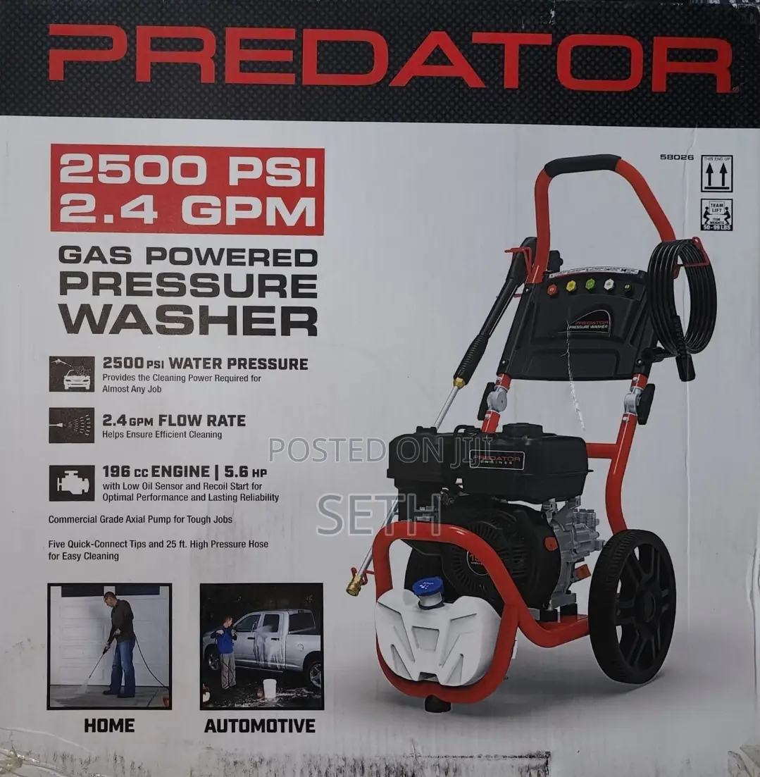 Predator Gas Powered Pressure Washer