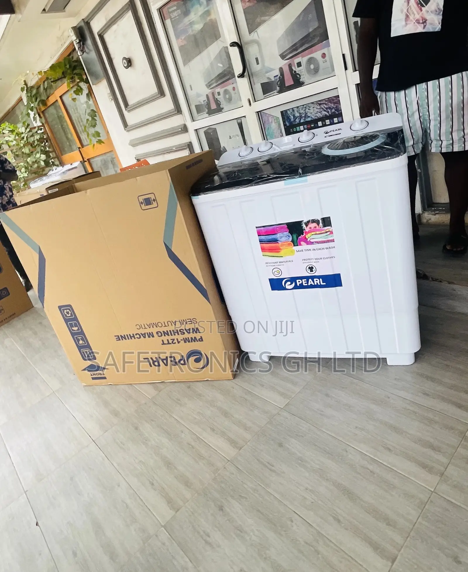 12kg Topload Semiautomatic Pearl White Washingmachine