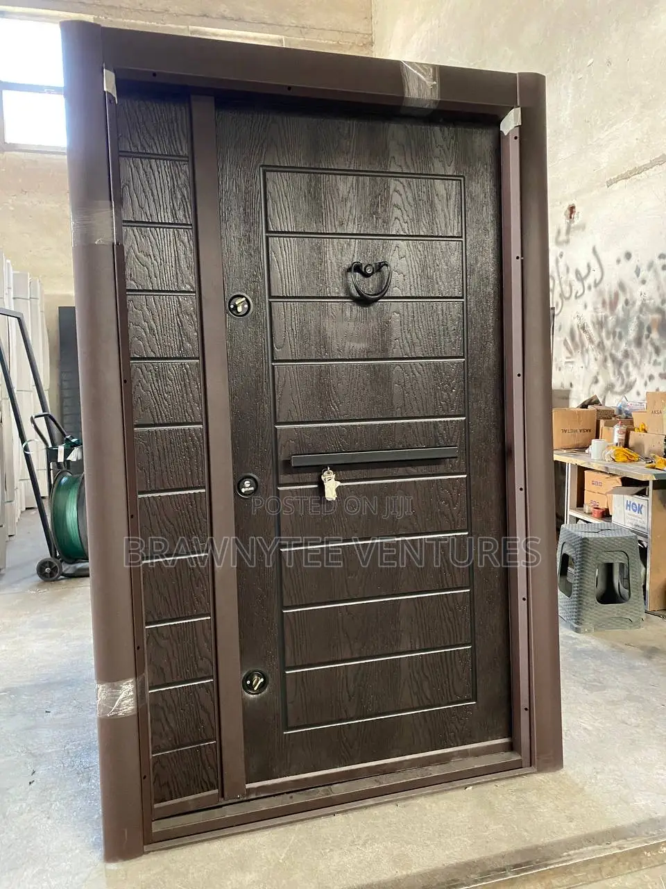 Brawnytee Cement Cast Security Door
