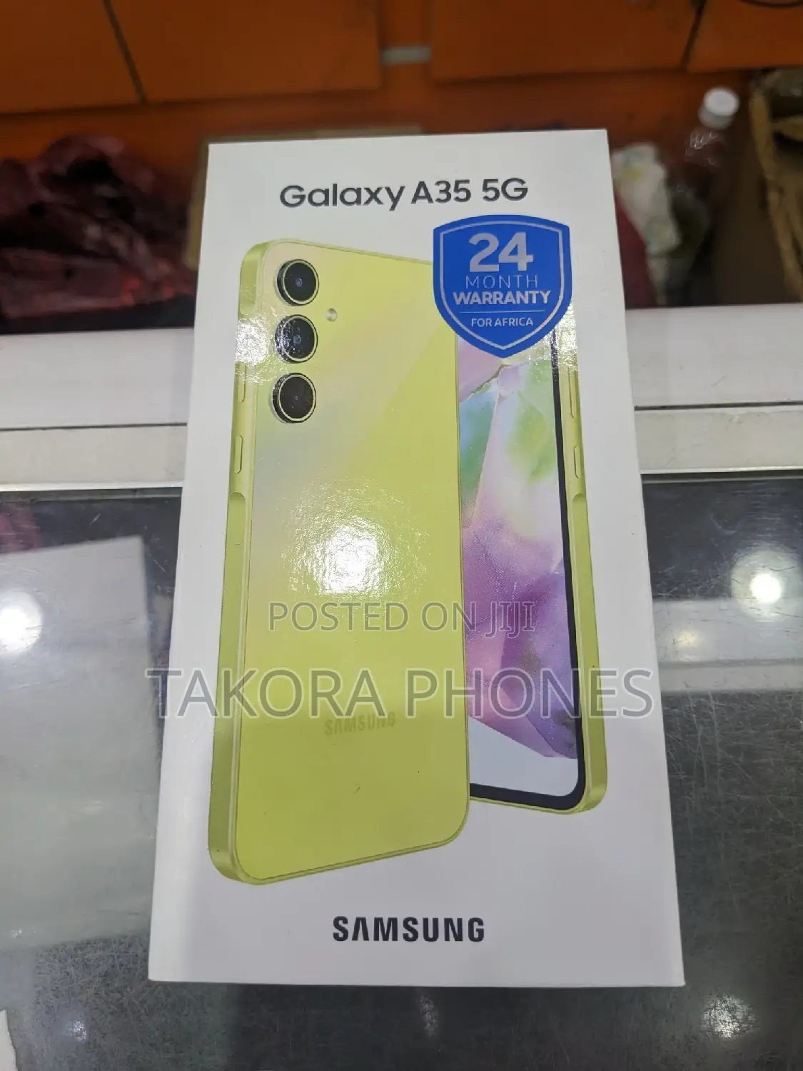 New Samsung Galaxy A35 128 GB Yellow