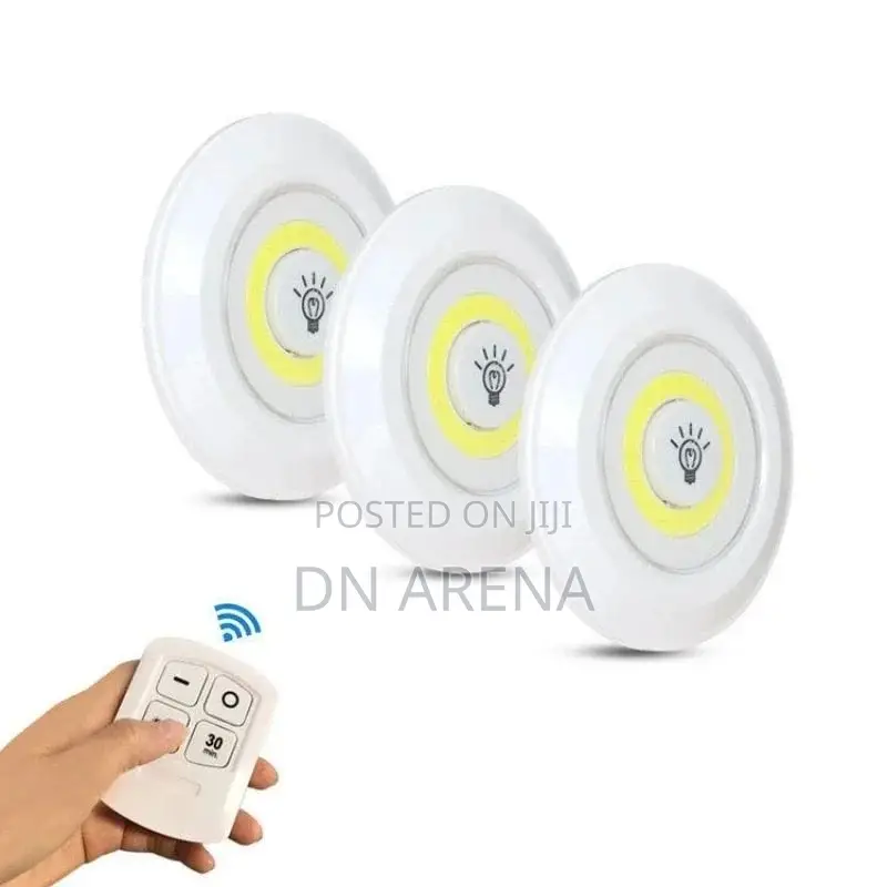 3w Dimmable Light 6pcs With Remote Control Battery Powered