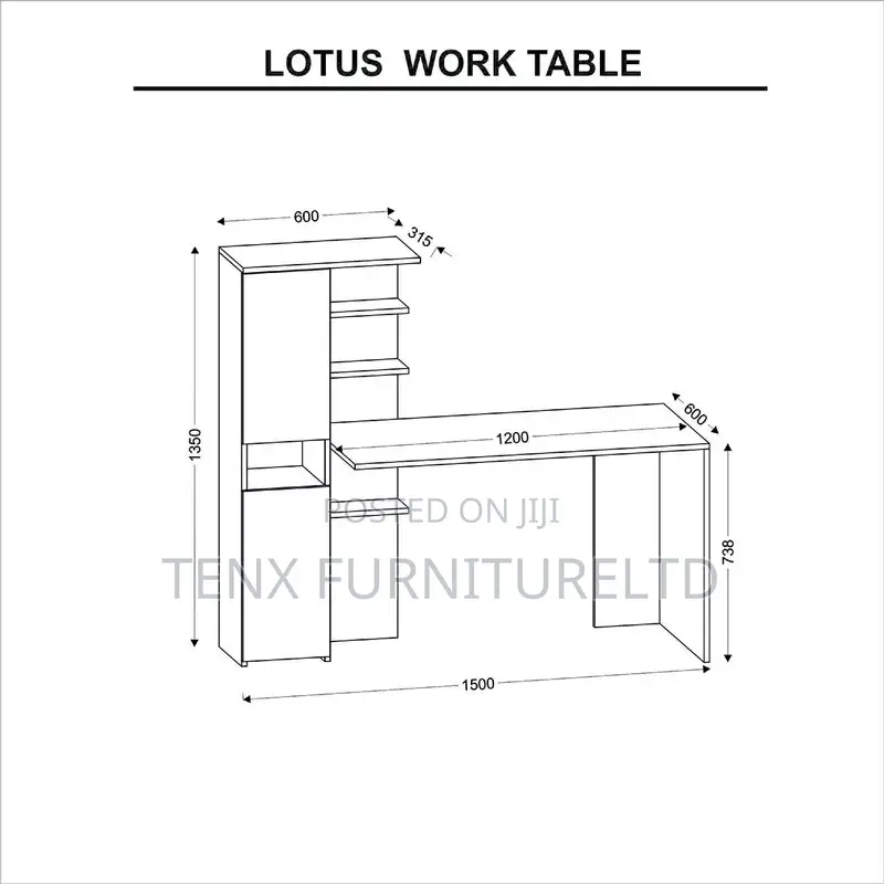 Computer Desk / Achraf Writing Desk
