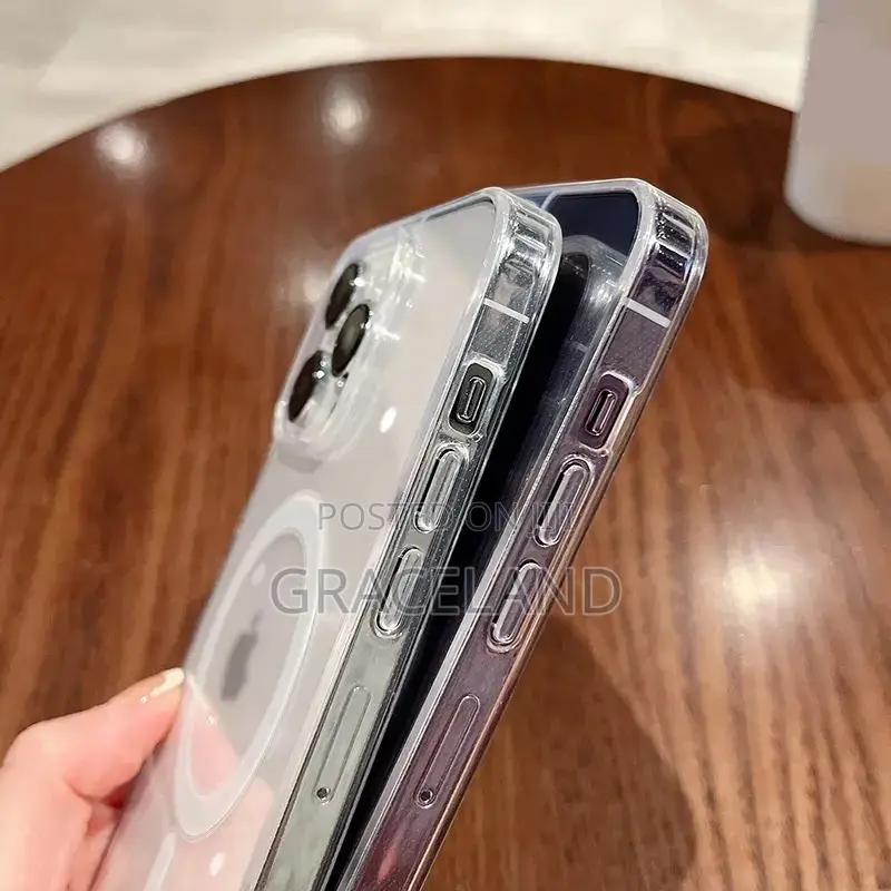 Wireless Charging Magsafe Transparent Phone Case 15 Pro Max