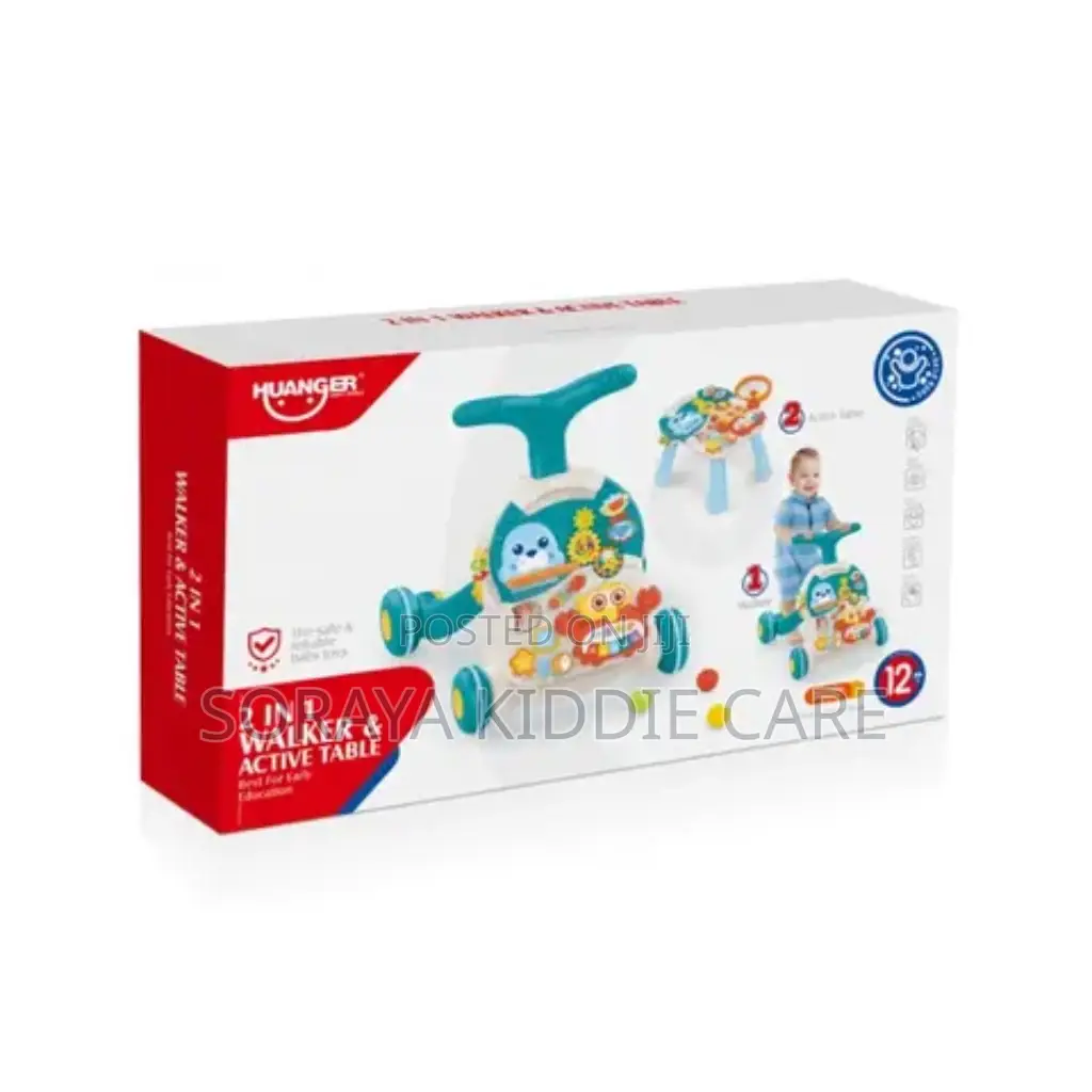 2in 1 Walker and Activity Table