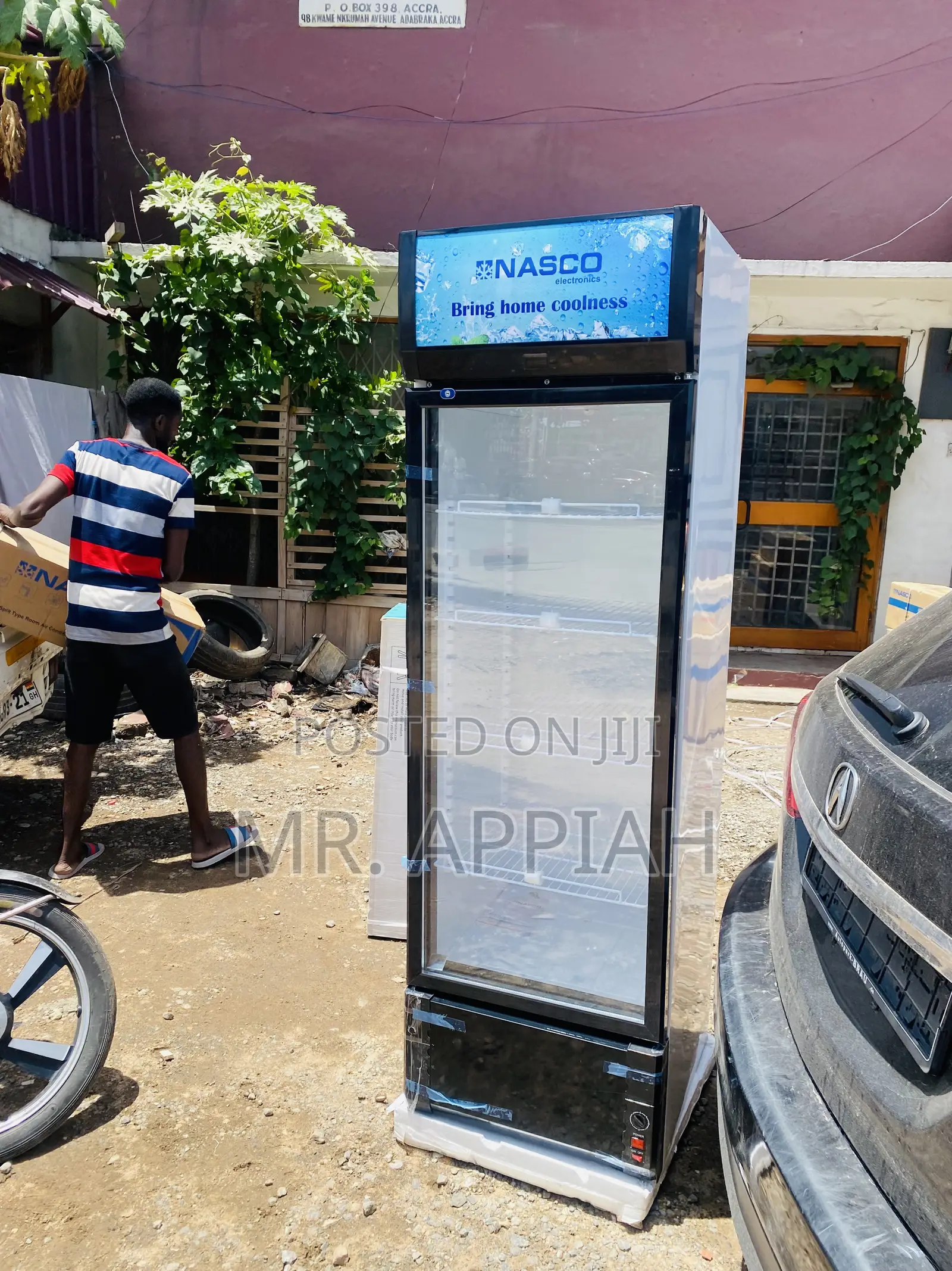 Super Chilling Nasco 1 Door Display Fridge,Nasfl360-1dr