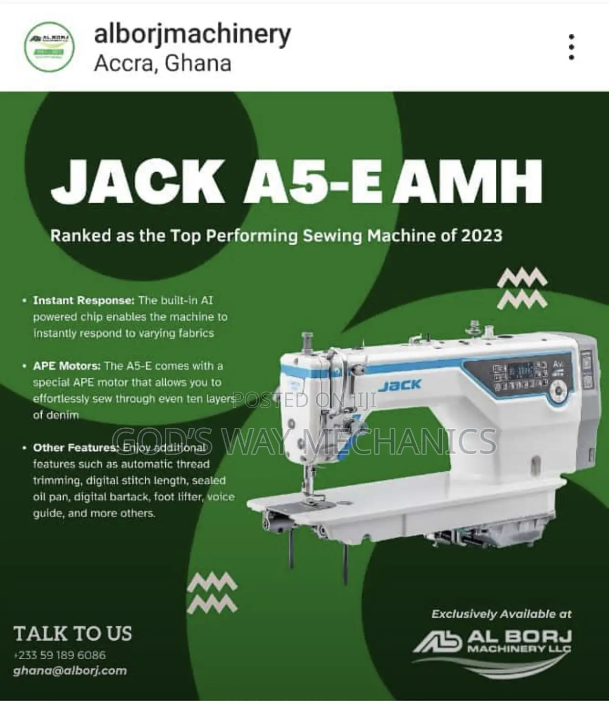 Sewing Machine Repairer. Just at Your Door