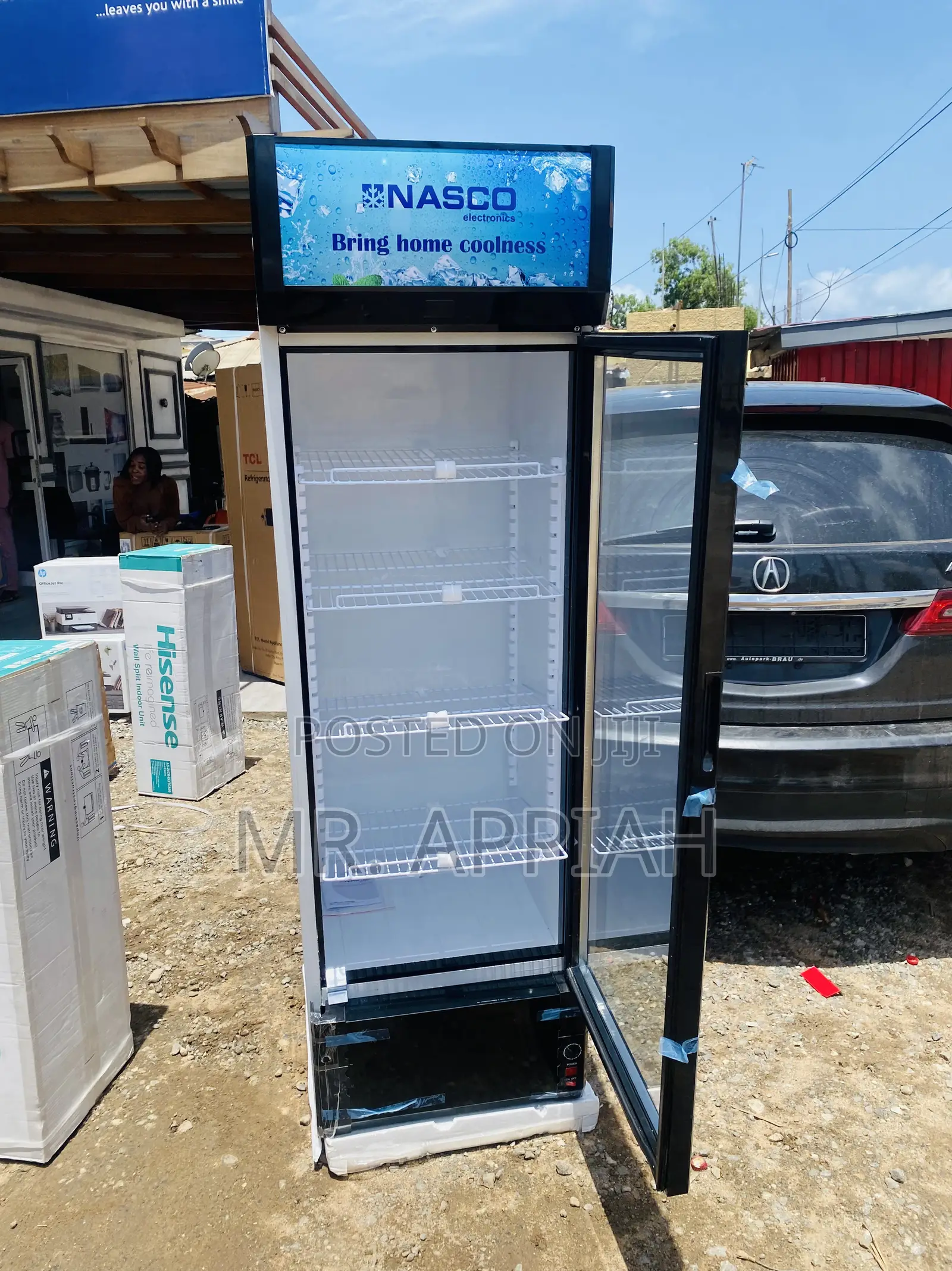 Unique Nasco Single Door Display Fridge Nasfl360-1dr .