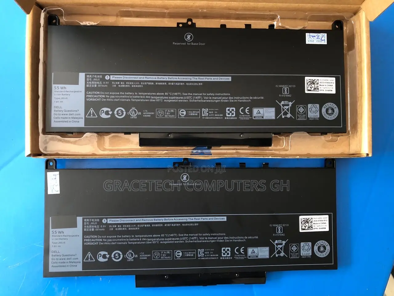J60j5 Battery for Dell Latitude E7470/E7270
