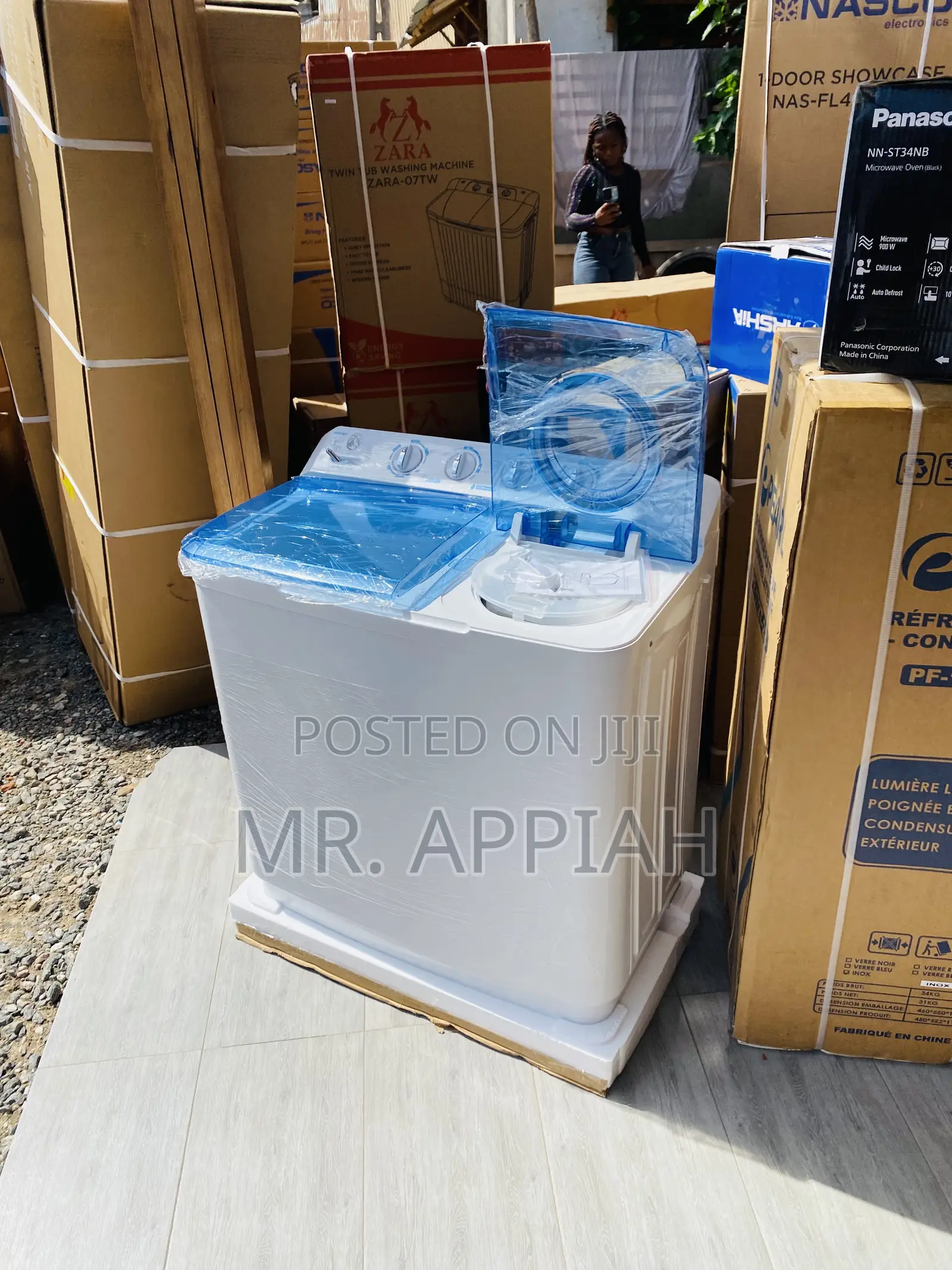 High Quality Zara 11kg Top Load Washing Machine + Spin/Dry.
