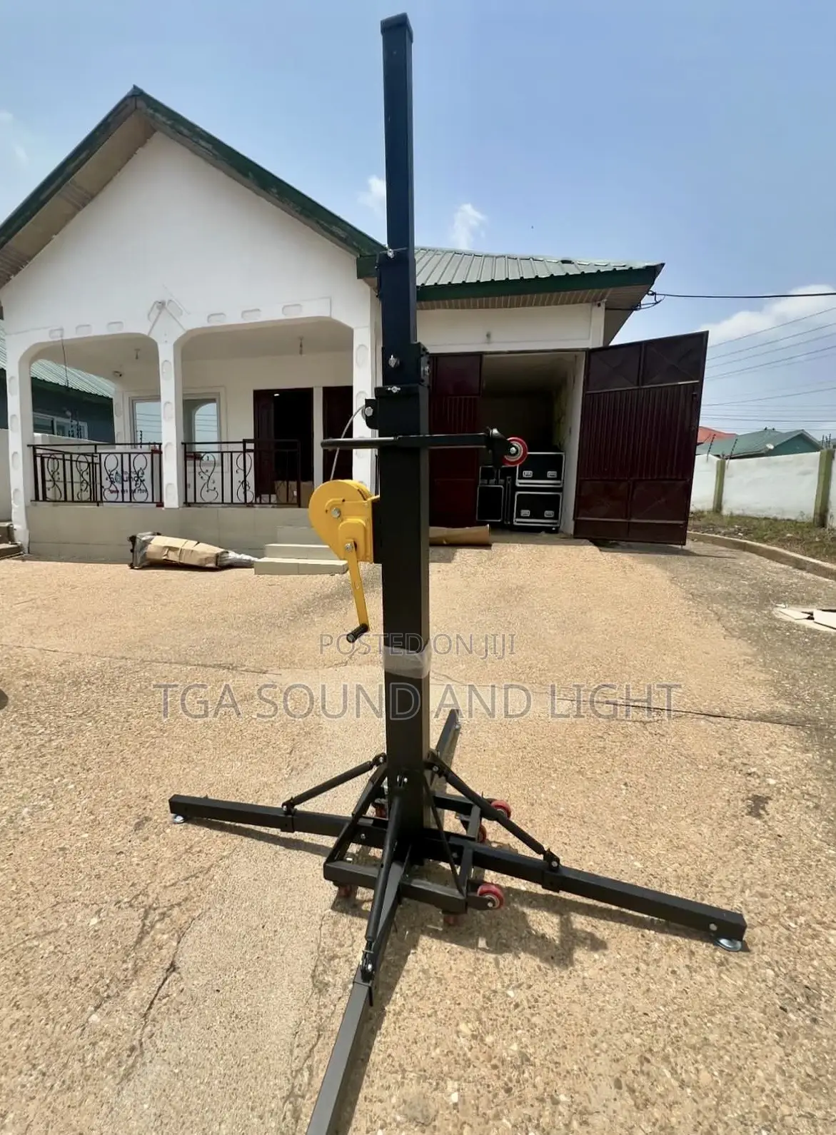 Line Array Speaker Crank Stand 6m Lift Tower