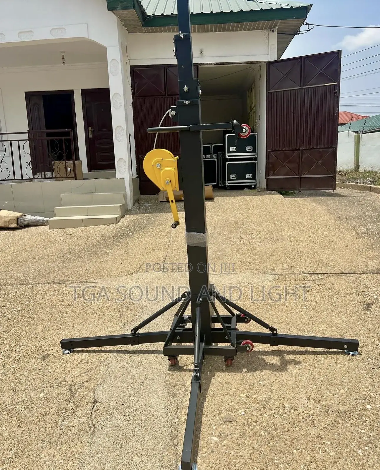 Line Array Speaker Crank Stand 6m Lift Tower