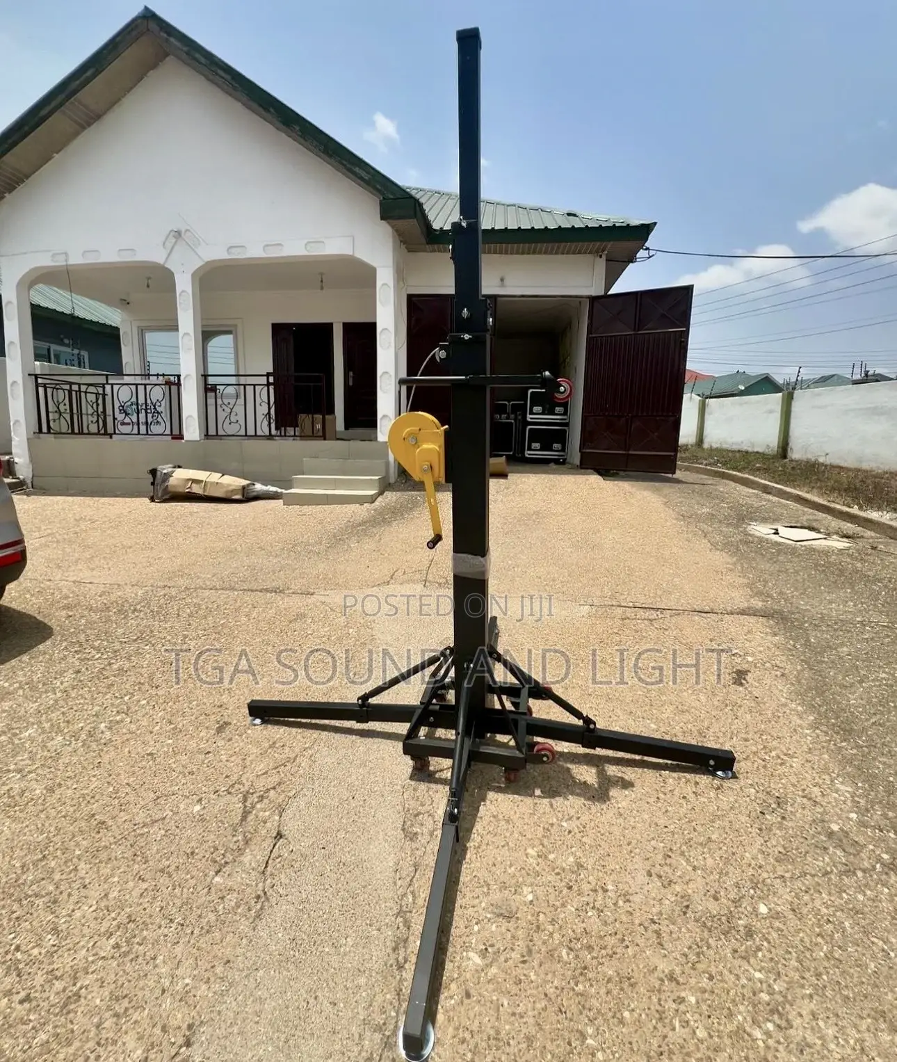 Line Array Speaker Crank Stand 6m Lift Tower