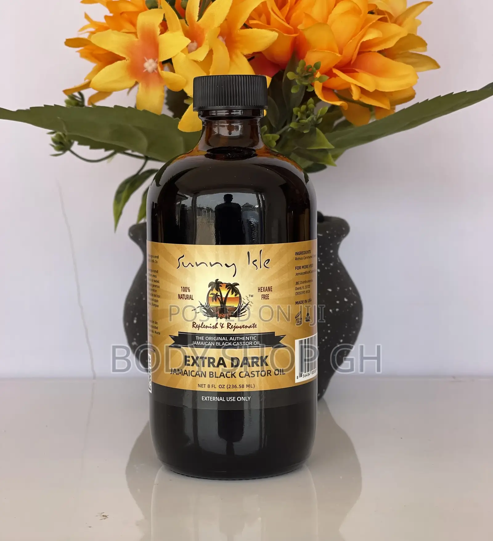 Extra Dark Jamaican Black Castor Oil for Hair and Beard