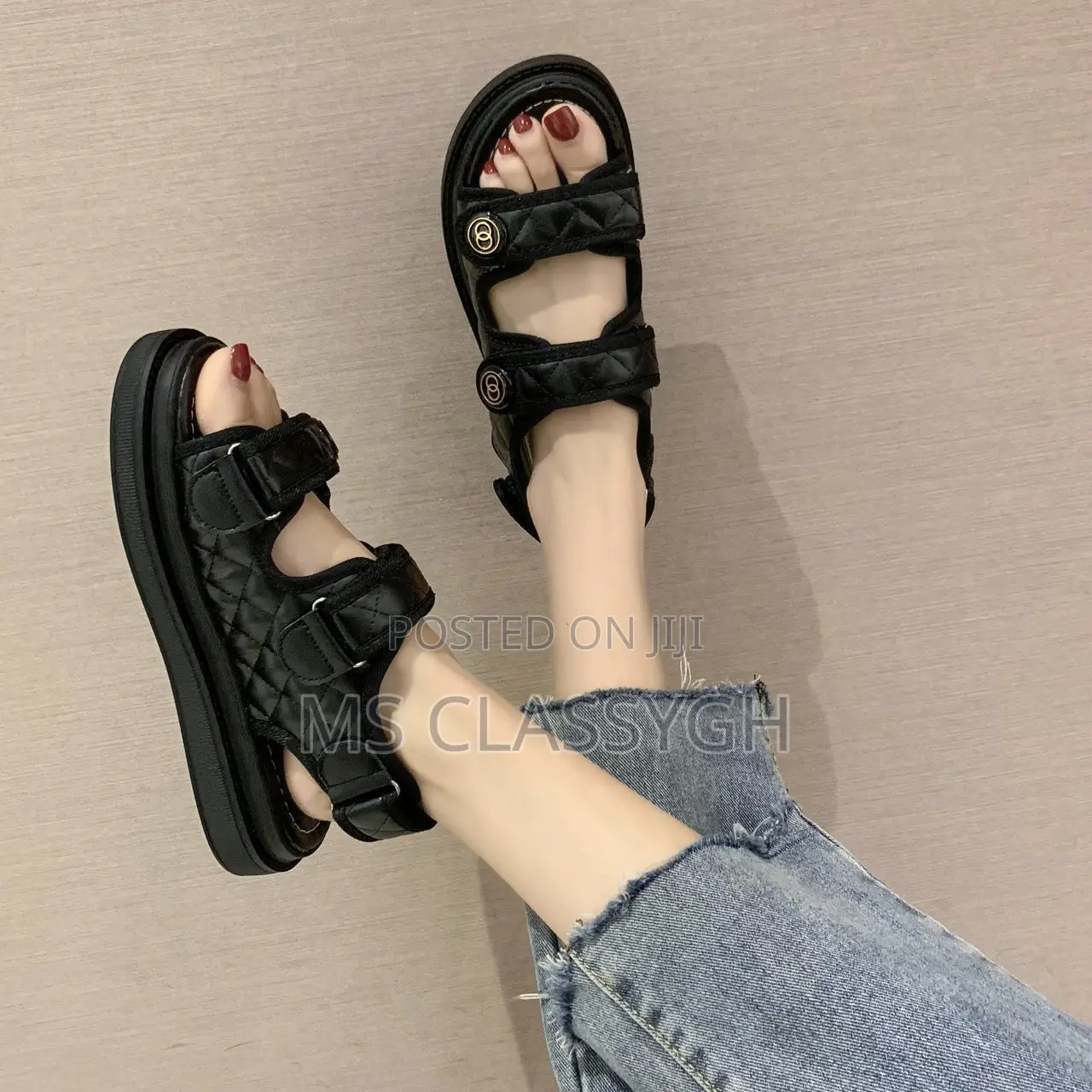 Summer Sports Sandals For Women, Checkered Roman Shoes