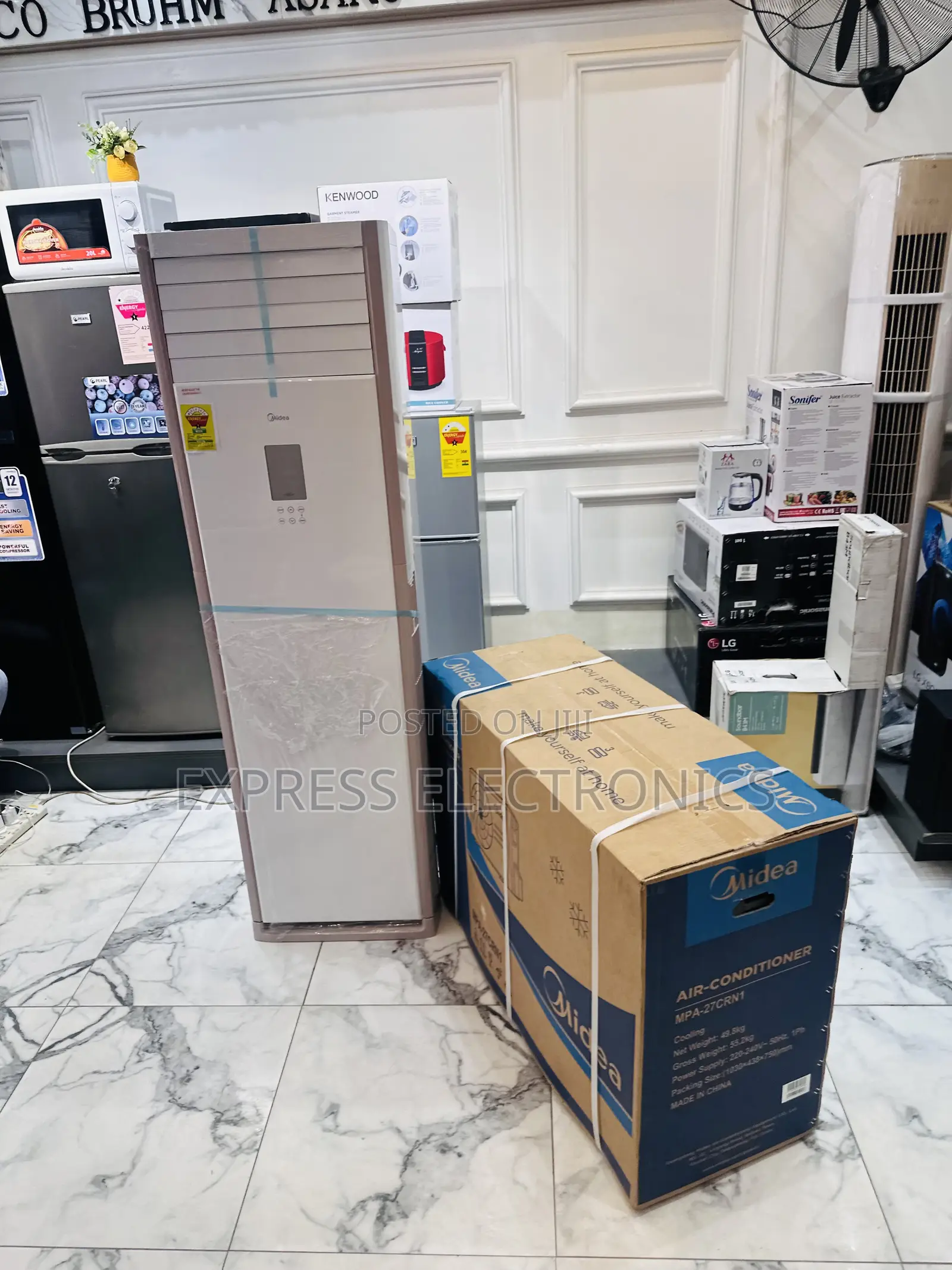 Neatly Sealed in Box Floor Midea 3hp Split R410