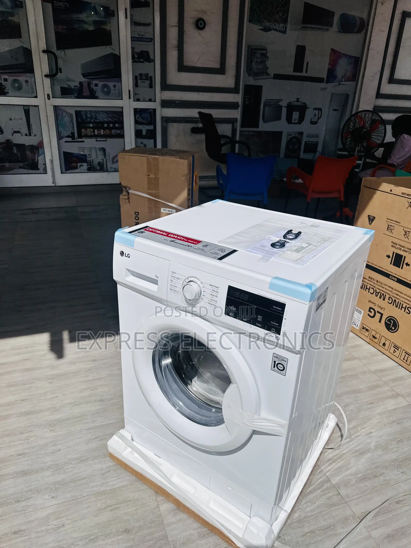 Less Vibration Washing Machine FH2J3QDNP0 LG 7kg