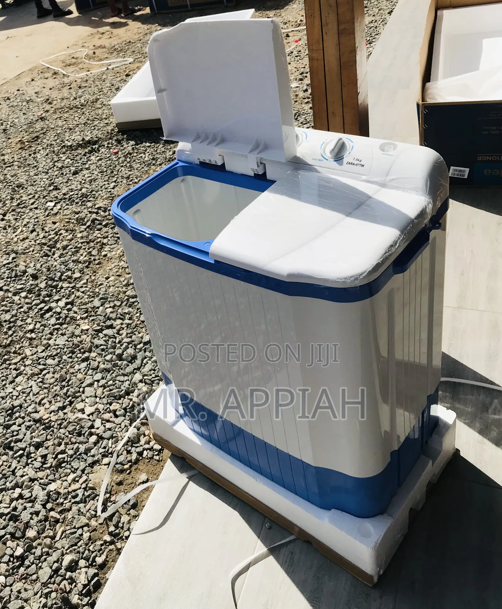 Affordable Zara 7kg Top Load Electric Washing Machine.