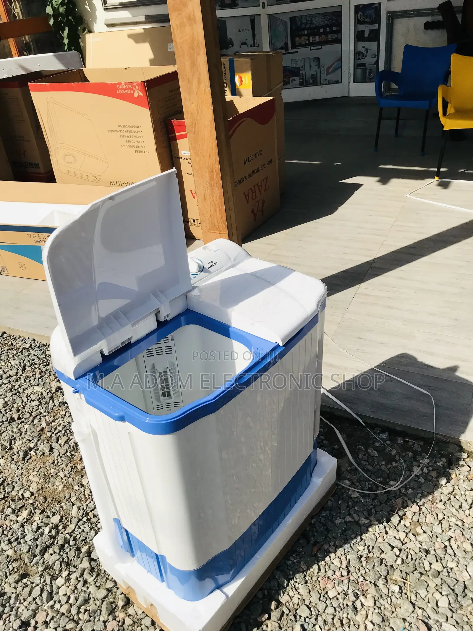Authentic Zara 7kg Top Load Washing Machine + Spin/Dry.