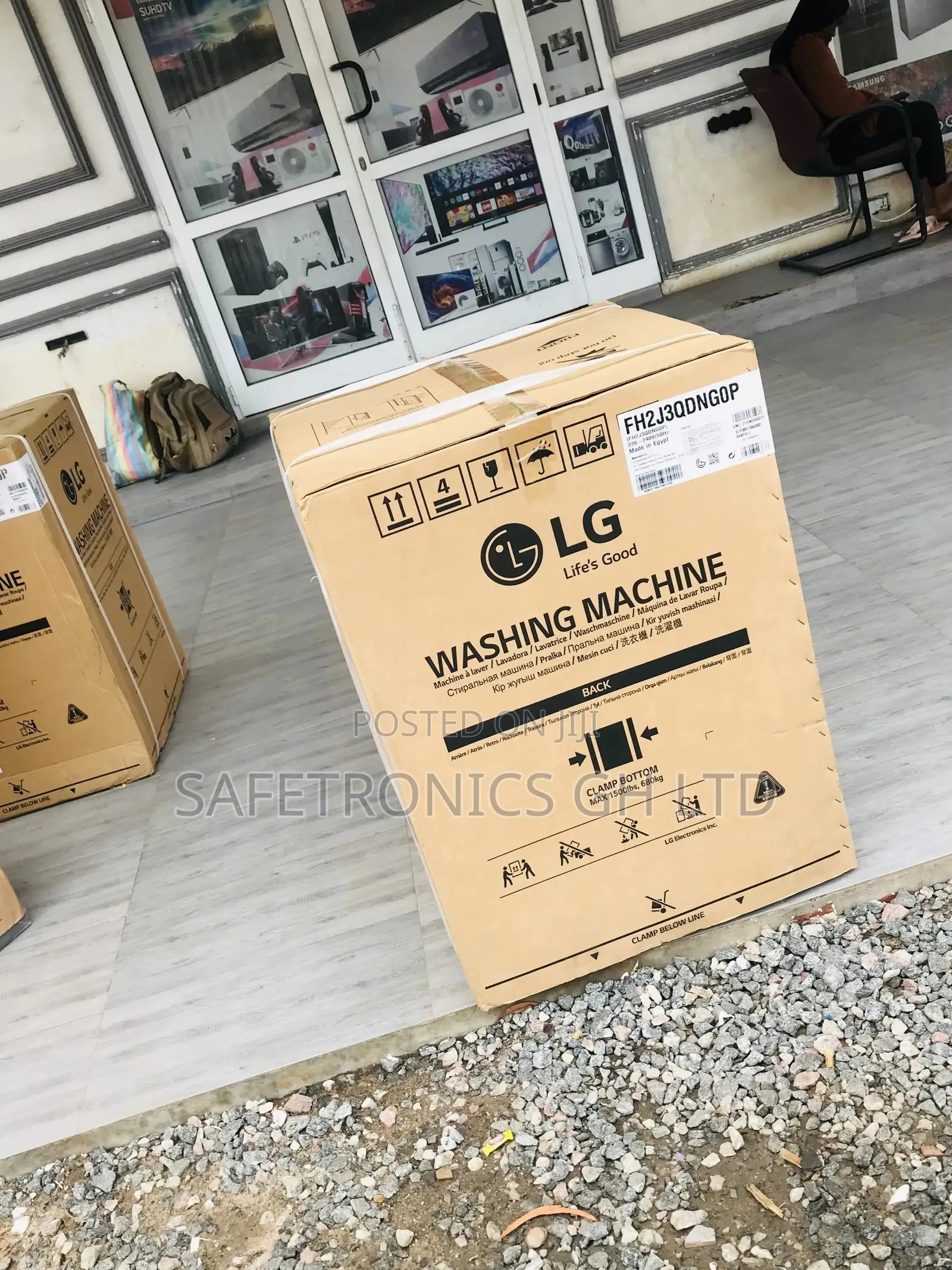 LG 7kg White FH2J3QDNG0P Fullyautomatic Frontload Washer