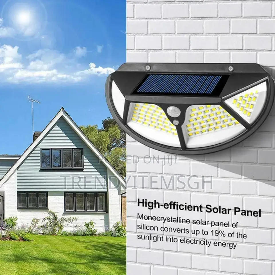 102 Led Motion Sensor Solar Wall Lamp
