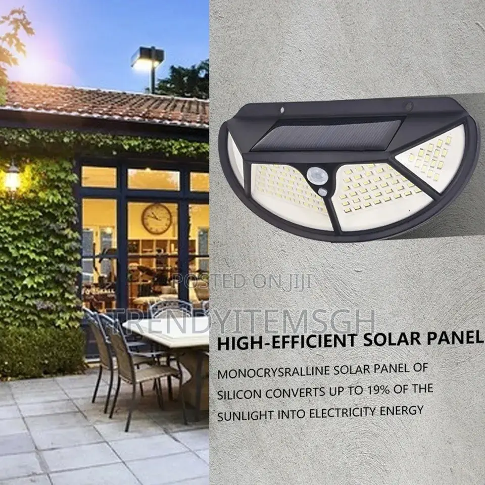 102 Led Motion Sensor Solar Wall Lamp
