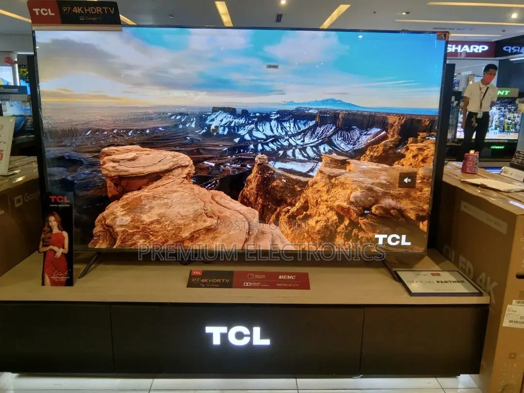 Stunning Uhd Display 75" Tcl 75p6k Smart Google Tv
