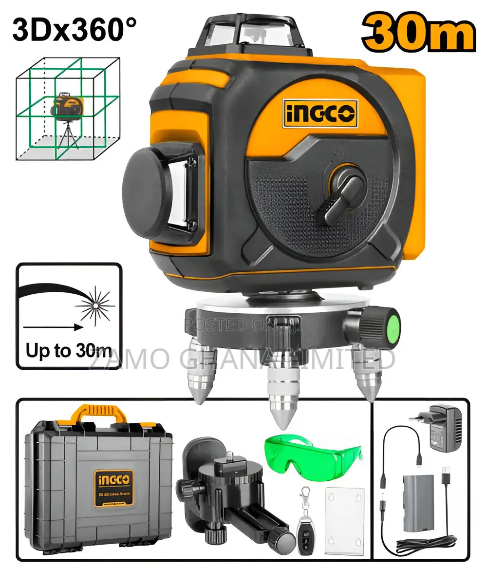 3d Green Beam Self-Leveling Laser Level - Hll255267