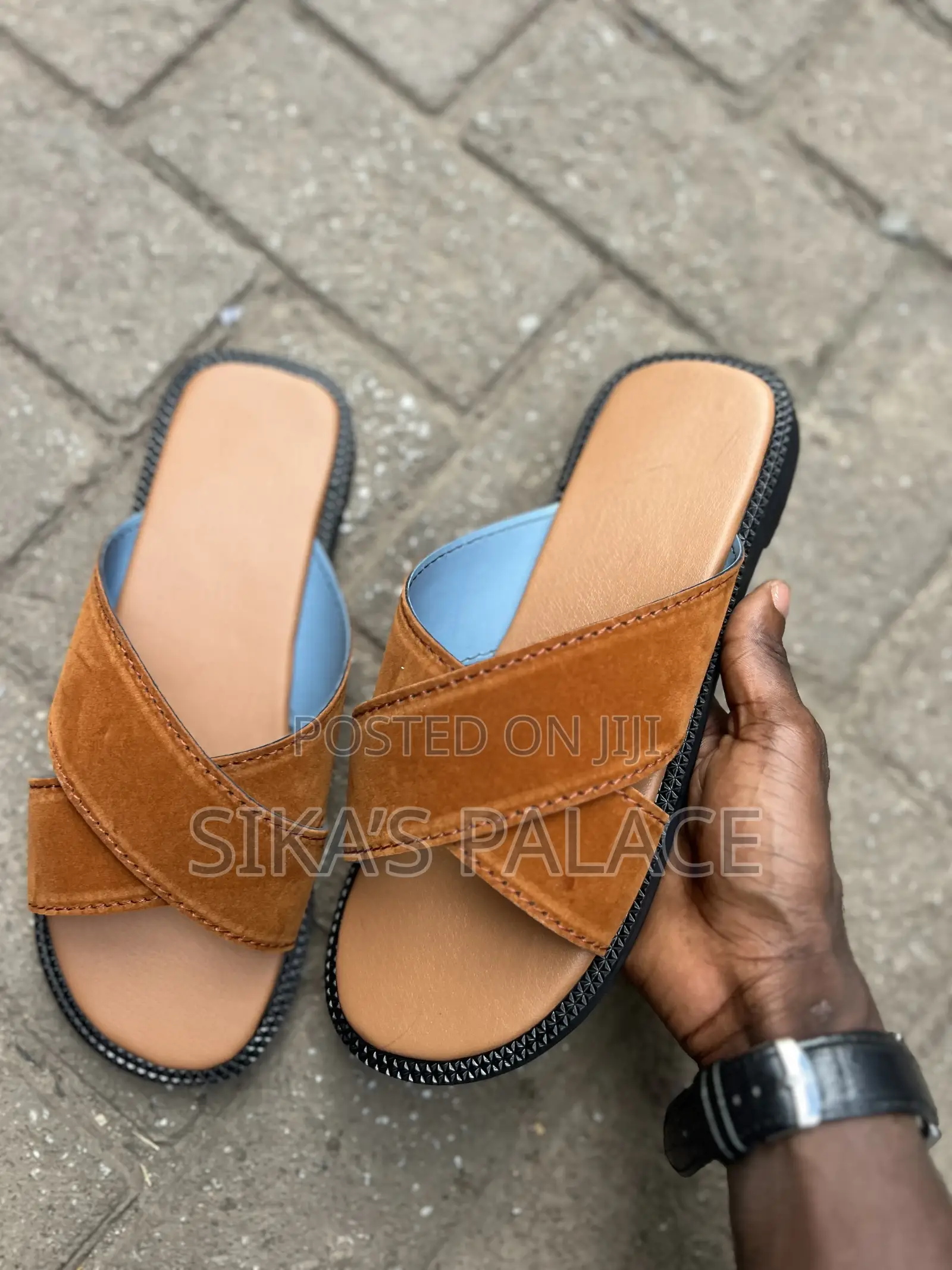 Hot Brown Crocs Slippers